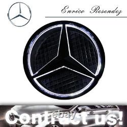 Illuminated Ca Led Grille Star Logo Emblem Light For Mercedes Benz 2013-2018