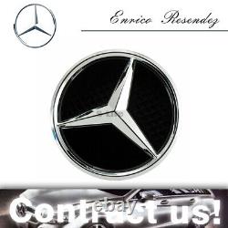 Illuminated Ca Led Grille Star Logo Emblem Light For Mercedes Benz 2013-2018