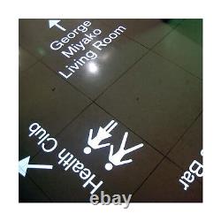 LED Logo Gobo Projector with Manual Zoom DJ Effect Light Custom Gobos for Com