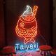 LED Neon Signs Taiyaki Night Light for Room Wall Store Decor 22X11-FREESHIP
