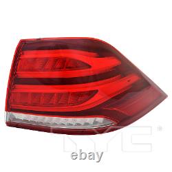 LED witho Logo Tail Light Lamp for 16-19 Mercedes GLE Class Right Passenger Side