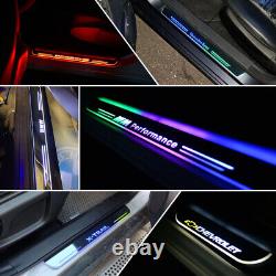 Lighted Door Sill Plates LED Car LOGO DC 12V Fit For Dodge Challenger 2007-2023