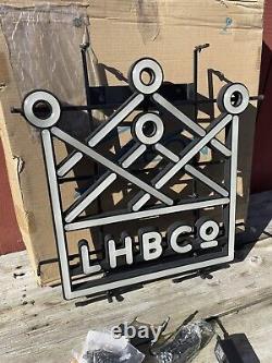 Lord Hobo Beer Art LED Sign Bar Light New Box Unused Mint Rare Woburn MA Logo