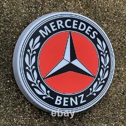 Mercedes Benz Led Light Sign Logo Garage Vintage Badge Automobilia Sls Amg Truck