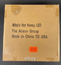Mike's Hot Honey LED Light Sign Round Logo 12 Size Tested Working New