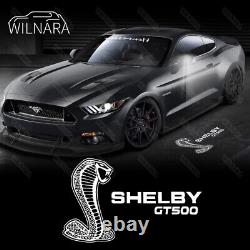 Mirror Puddle Courtesy LED Lights Logo For FORD Mustang Shelby GT 500 2013-2020