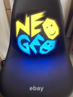 Neo Geo Logo Led Wall Hanging Snk Aes Mvs Rarity Arcade Light