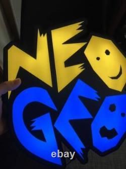 Neo Geo Logo Led Wall Hanging Snk Aes Mvs Rarity Arcade Light