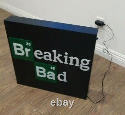 New Breaking Bad LED Light Up Logo Display Sign Box 20x19x3