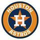 New Houston Astros Decor Round Logo LED 3D Neon Sign Light Lamp 16x16