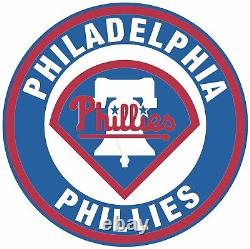 New Philadelphia Phillies Round Logo LED 3D Neon Sign Light Lamp 16x16