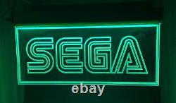 New Sega LED Signs Video Game Neon Light Sign 20x10 Beer Cave Room Large