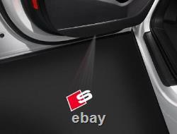 Original AUDI S Sport LED Entry lighting door logo Adapter for many Audi