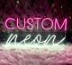 Personalized Neon Sign Custom Name Logo Signs Acrylic Wall Decor LED Night Light