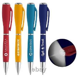 Personalized Nova Softy Brights LED Light Pen printed with your logo 250 qty