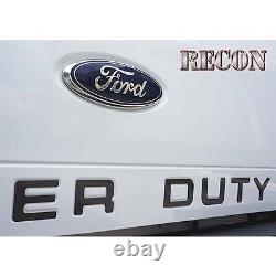 RECON 264181CF 08-15 Fords Superduty Carbon Fiber Emblem Raised Logo