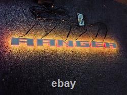 Ranger LED Front Grille Light 6PCS Illuminate Chasing LED Letter Custom LED Logo