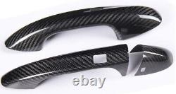 Real Carbon Fiber Door Handle Cover For W205 W213 W177 C E S GLC