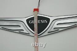 Rear Trunk New Wing Logo 2way LED Emblem 1PC For 2022 2023+ Genesis GV60 G80