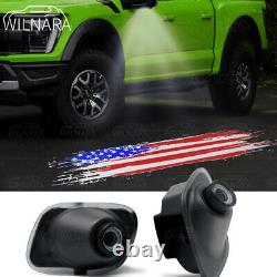 Rearview Mirror Puddle LED Shadow Light Projector Logo For Ford F150 2015-2020