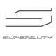 Recon Accessories Emblem 264381WH S And Super Duty Logo Hood/Tailgate/Interior