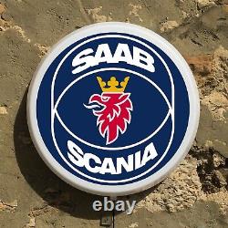 Scania Truck Logo Led Light Box Advertising Sign Garage Petrol Automobilia Oil