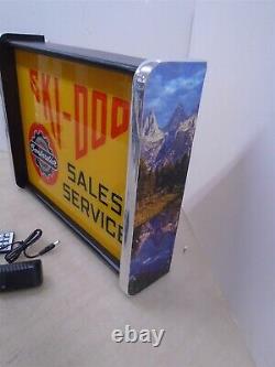 Ski-Doo Sales Service old logo LED Display light sign box