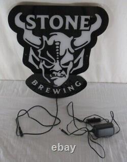 Stone Brewing Gargoyle Logo LED Light Up Sign Man Cave Home Bar Dorm Room