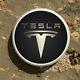 Tesla Badge Led Wall Light Sign Logo Garage Automobilia Electric Car Roadster