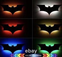 The Batman Logo LED Night Light Wireless Remote Control Lamp Bedroom Atmosphere