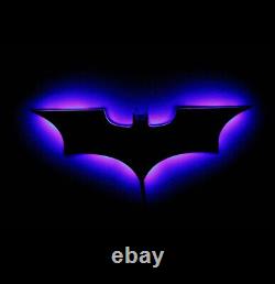 The Batman Logo LED Night Light Wireless Remote Control Lamp Bedroom Atmosphere