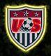 USA National Football Team Logo LED Neon Sign Light Lamp Vivid Printing 24