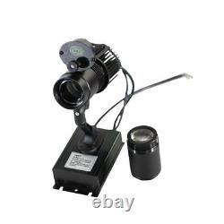US 20W LED Gobo Projector Indoor Black Remote Control Advertising Logo Light