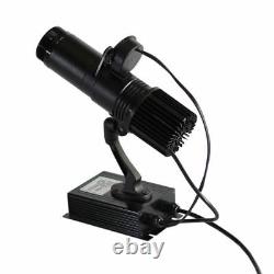 US 20W LED Gobo Projector Indoor Black Remote Control Advertising Logo Light