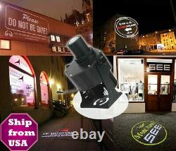 US 40W LED Gobo Projector Outdoor Remote Contro Advertising Logo Light Meanwell