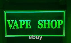 Vape Shop LED Signs Neon Light Color Changing E-CIGS Smoke Shop 10x20 Large
