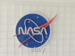 Vivid LED Sign NASA Logo Outta Space 15x16.9 Neon Lamp Light Lamp Party Room