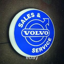 Volvo Service Led Wall Light Sign Logo Garage Automobilia Truck Car Xc40 S90 V60
