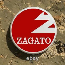 Zagato Badge Led Wall Light Sign Logo Garage Automobilia Car Aston Martin Perana